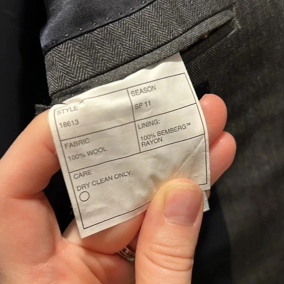 J. Crew Gray Wool Ludlow Jacket 38s - Picture 4 of 4